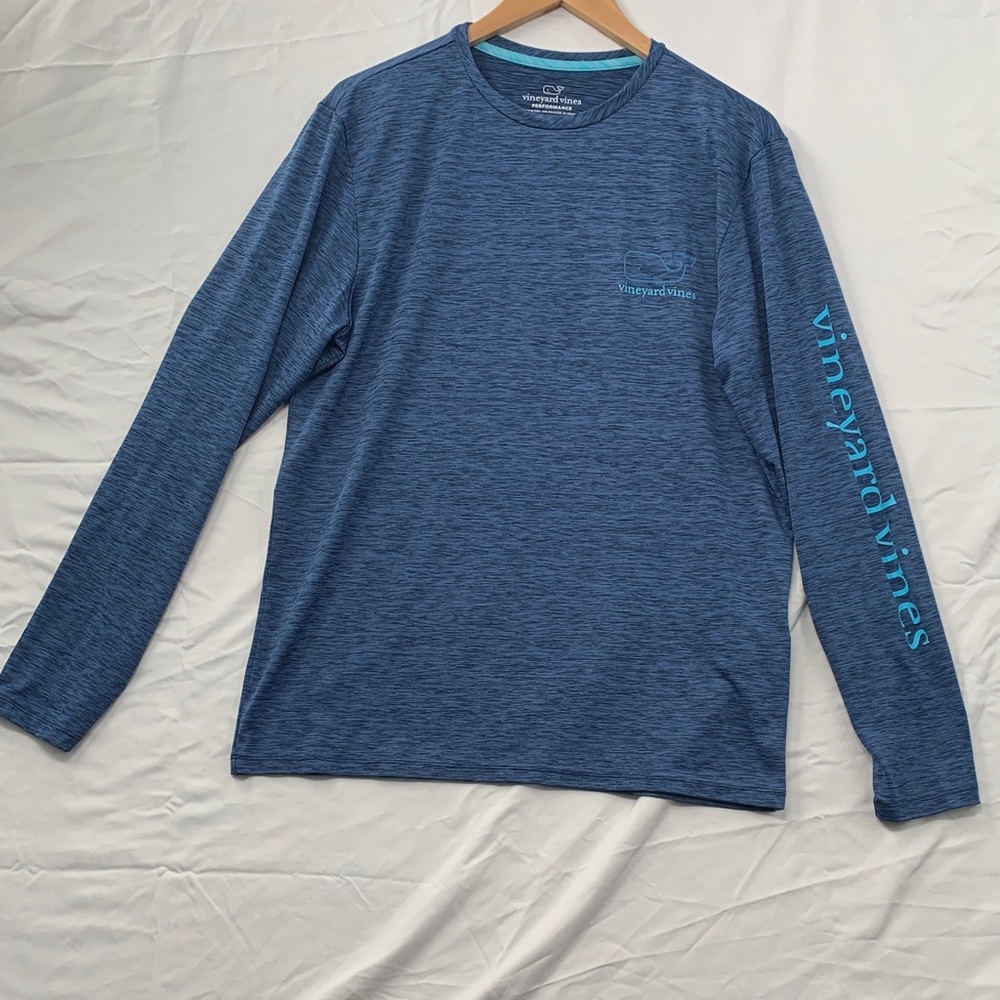 Vineyard Vines Men's Blue Performance Shirt Size S - Picture 2 of 9